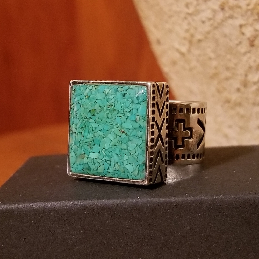 Rare Silpada Sterling Silver & Turquoise Ring